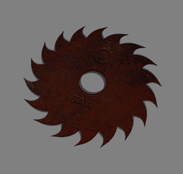 old circular saw blade 2