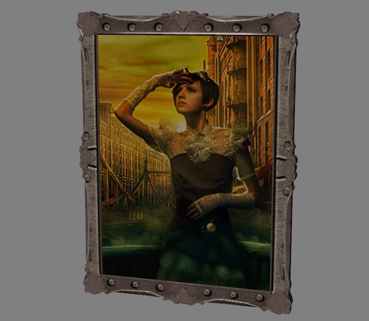 the painting is made in steampunk style 2