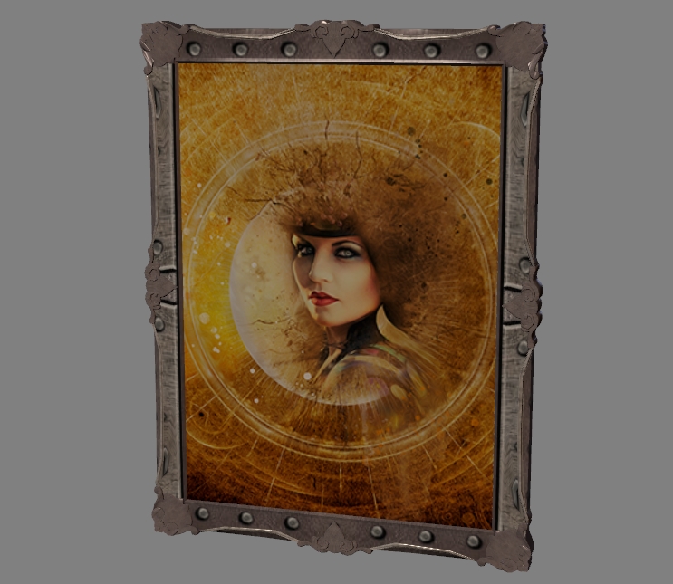 the painting is made in steampunk style 5