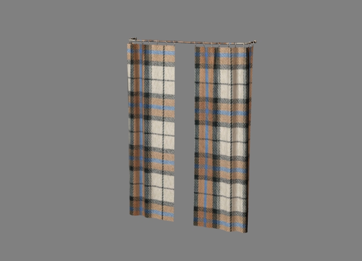 curtain with colorful fabric 5
