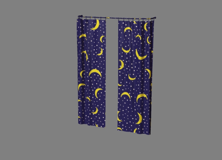 curtain with colorful fabric 9