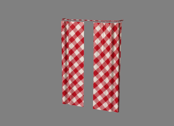 curtain with colorful fabric 10