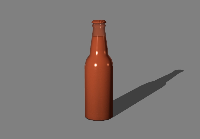 drink in a closed glass bottle 1
