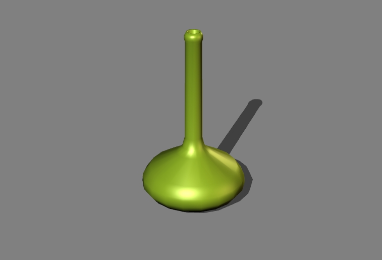 a vessel with a long neck 1