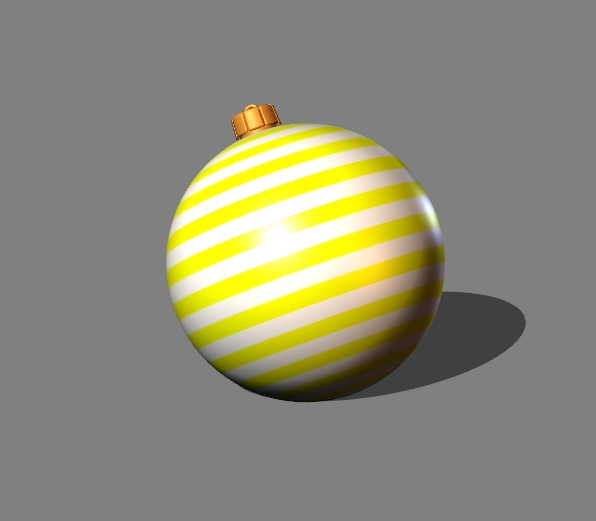 christmas tree decoration (stripes) 7