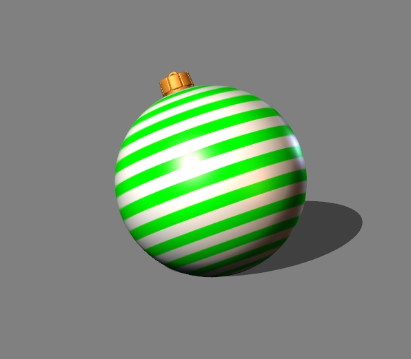 christmas tree decoration (stripes) 8