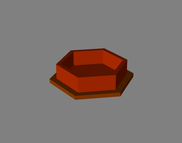 hexagon ashtray 3