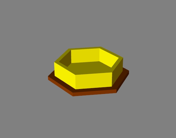hexagon ashtray 6