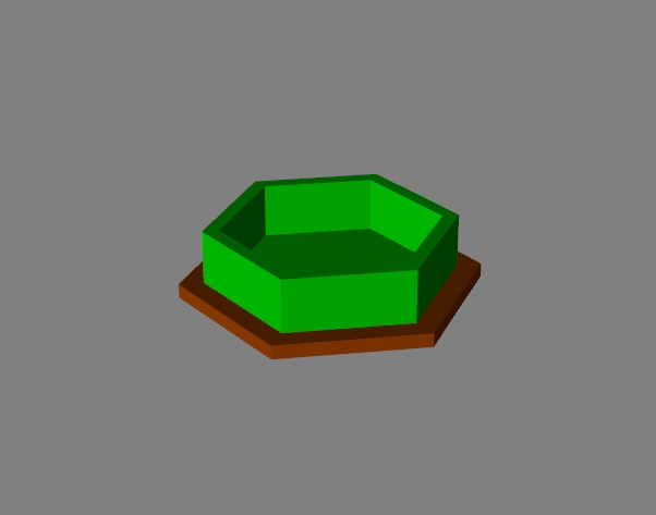 hexagon ashtray 7