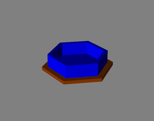 hexagon ashtray 8