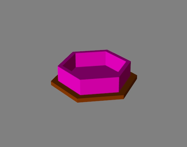 hexagon ashtray 9