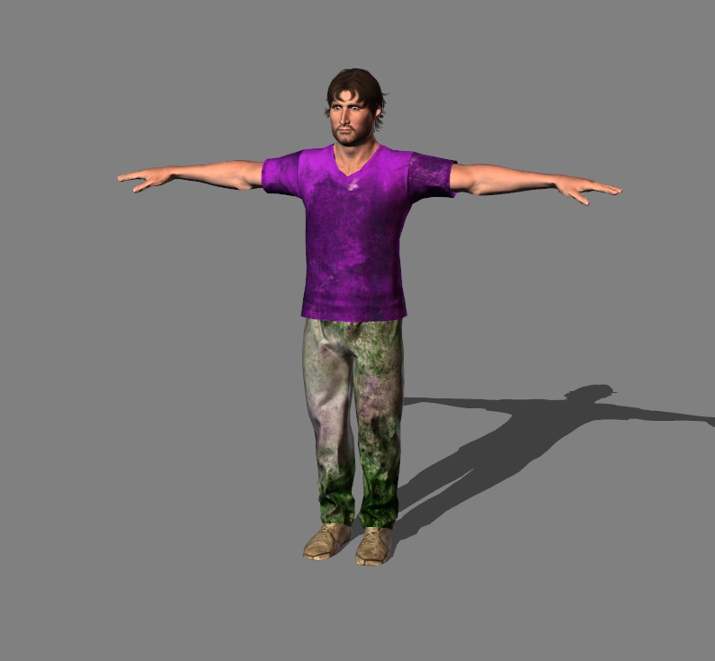a man in dirty clothes 2