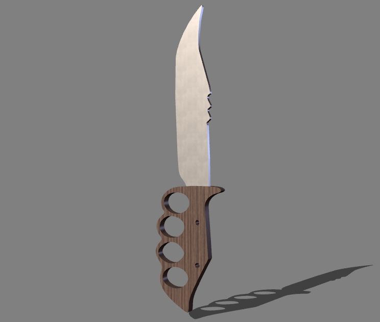 brass knuckles knife 3