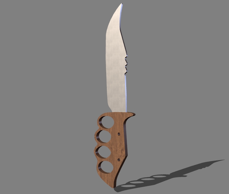 brass knuckles knife 4