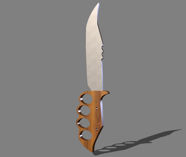 brass knuckles knife 5