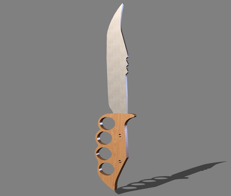 brass knuckles knife 6