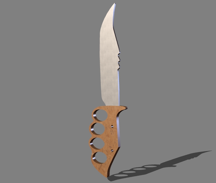 brass knuckles knife 7