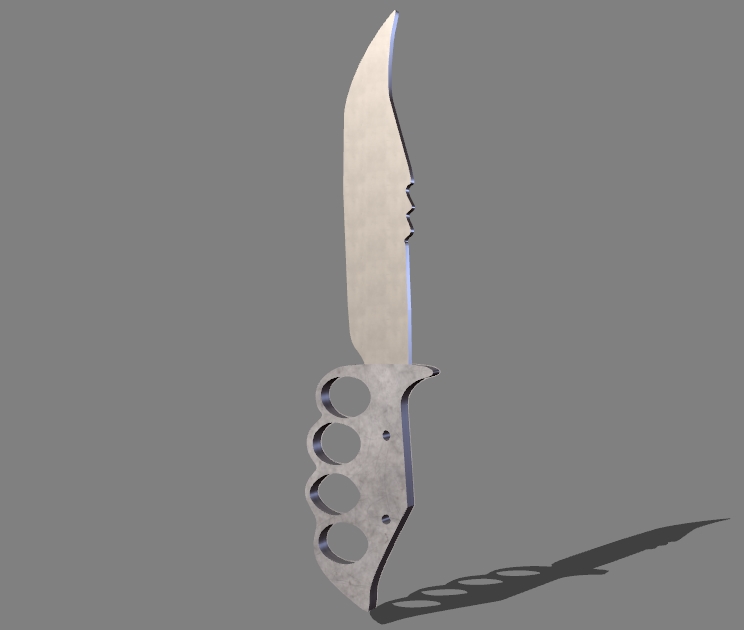 brass knuckles knife 9
