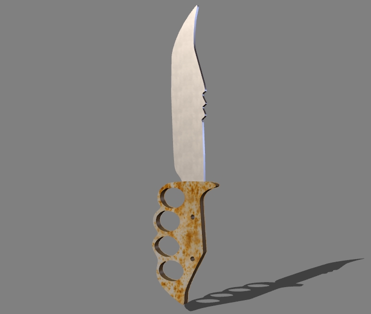 brass knuckles knife 10