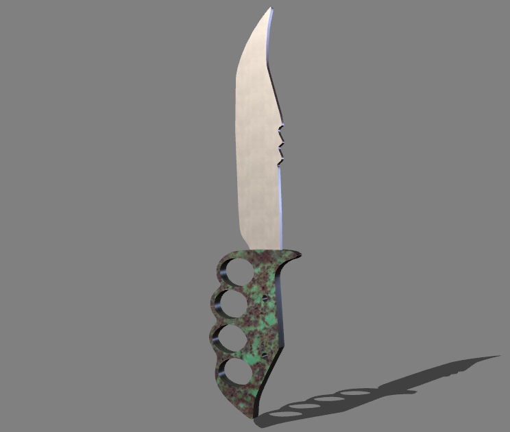 brass knuckles knife 11