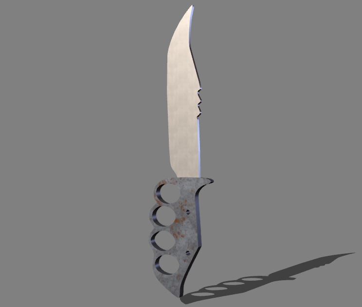 brass knuckles knife 12