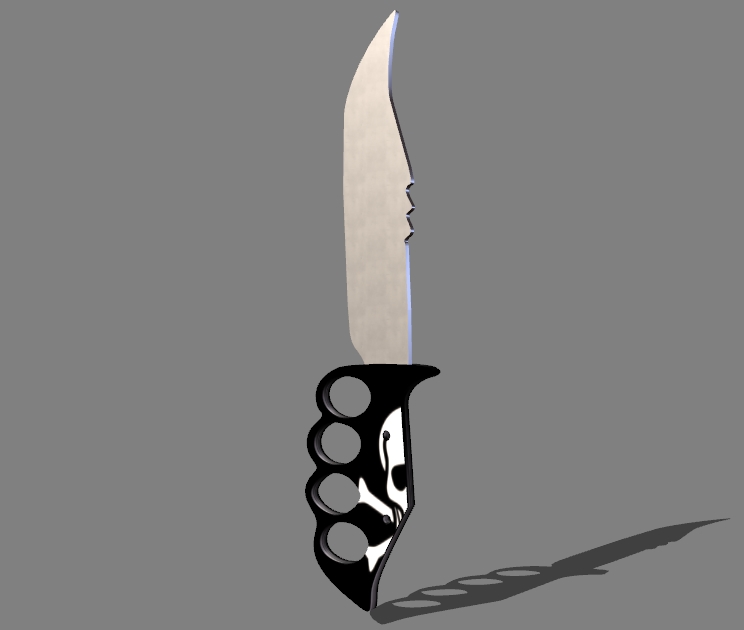 brass knuckles knife 15