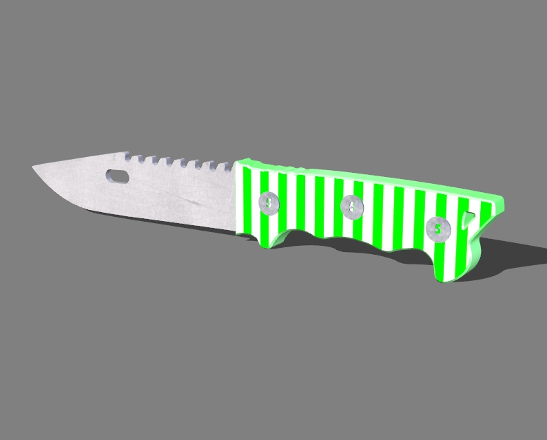 a small knife 15