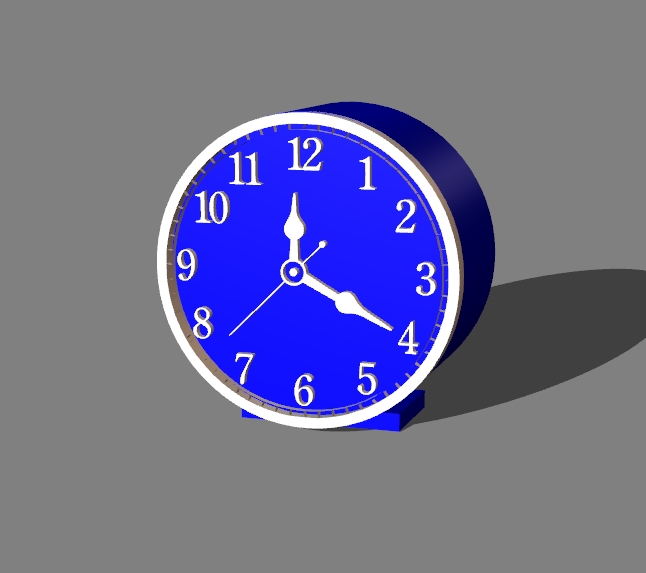 table clock 7