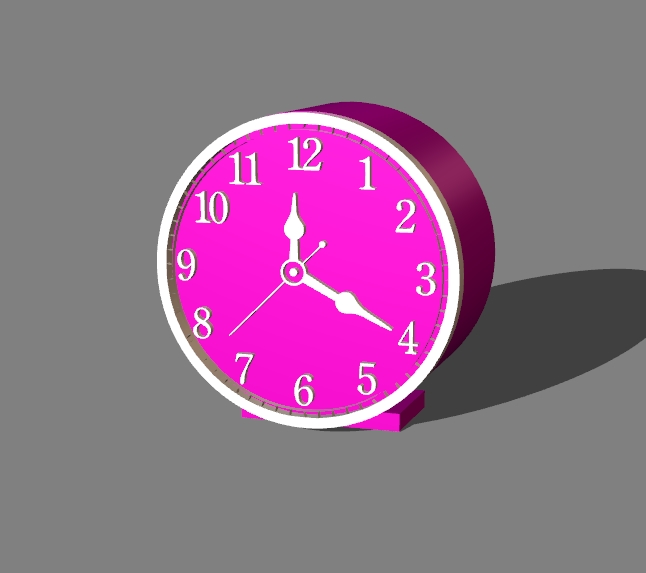 table clock 8
