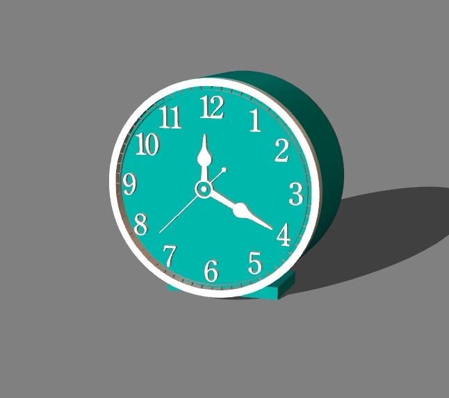 table clock 11