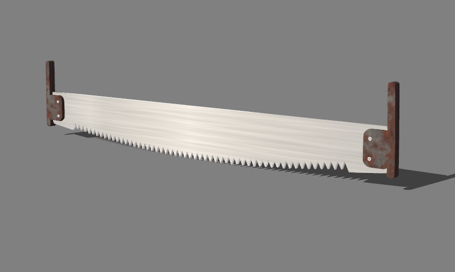 two-handed saw 2