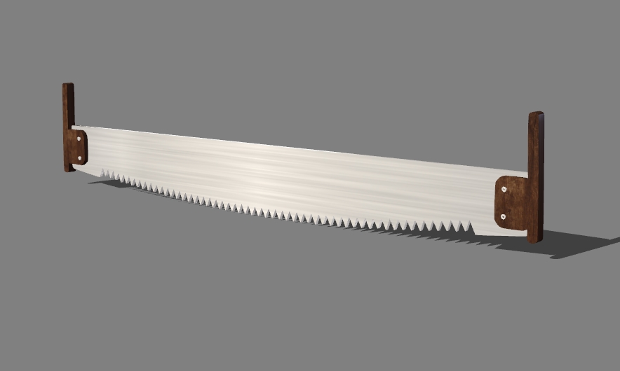 two-handed saw 11