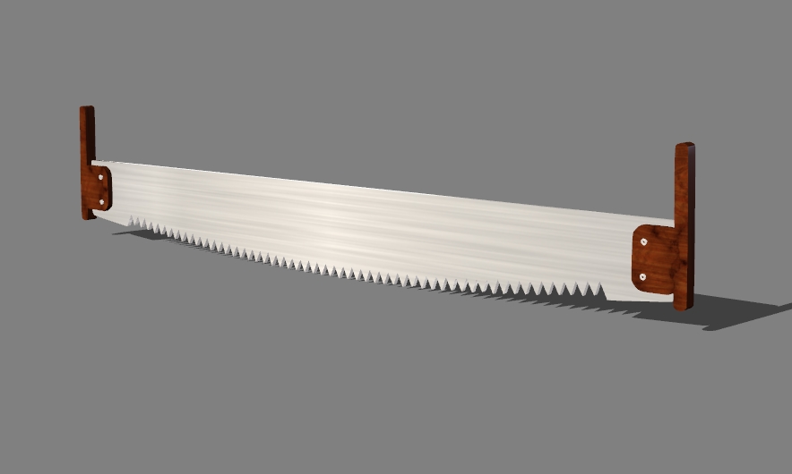 two-handed saw 12