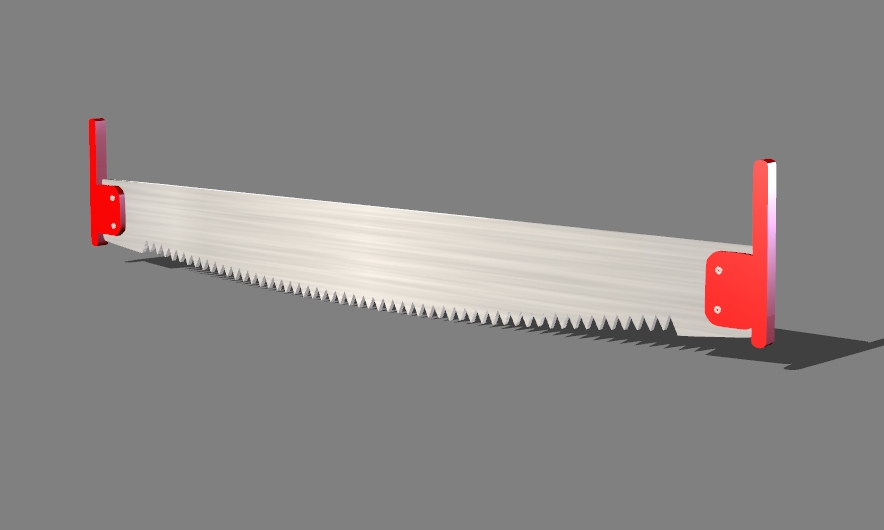two-handed saw 14
