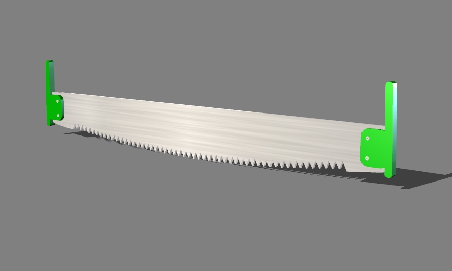 two-handed saw 15