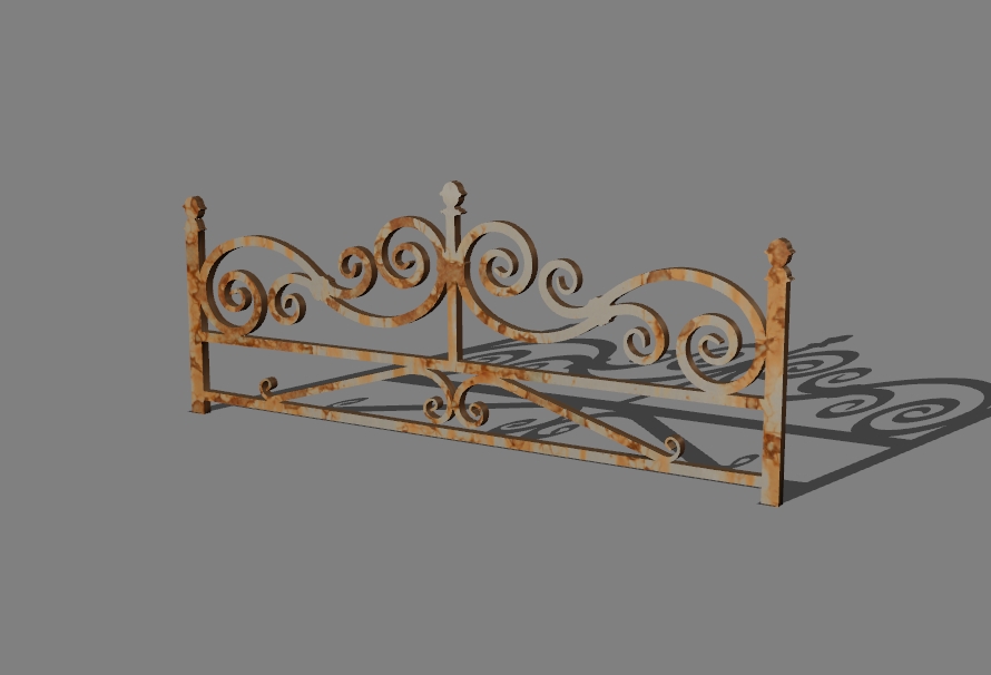 low carved fence 4