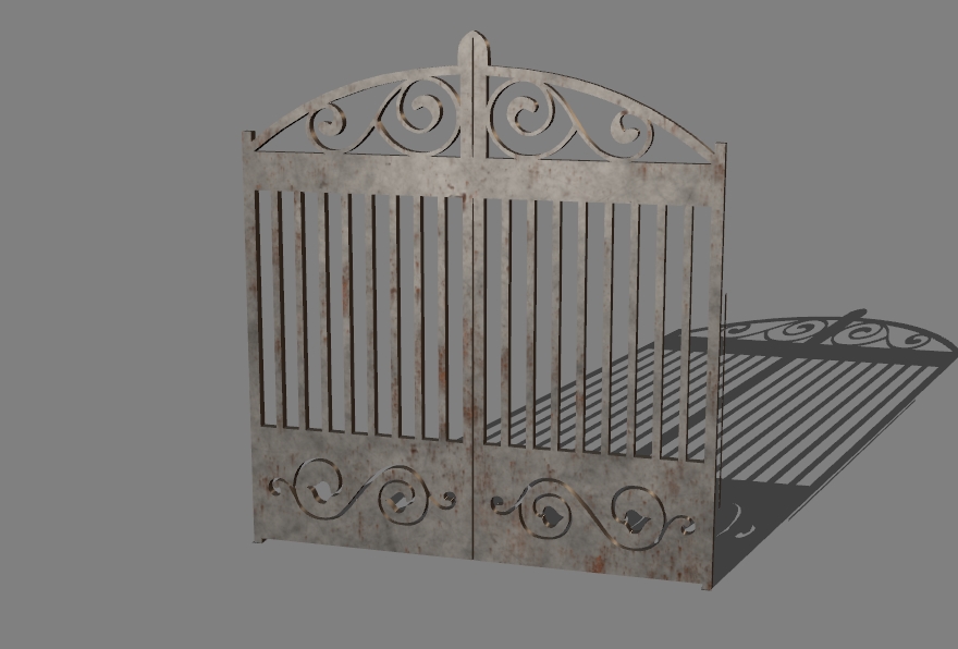gate with a pattern 11