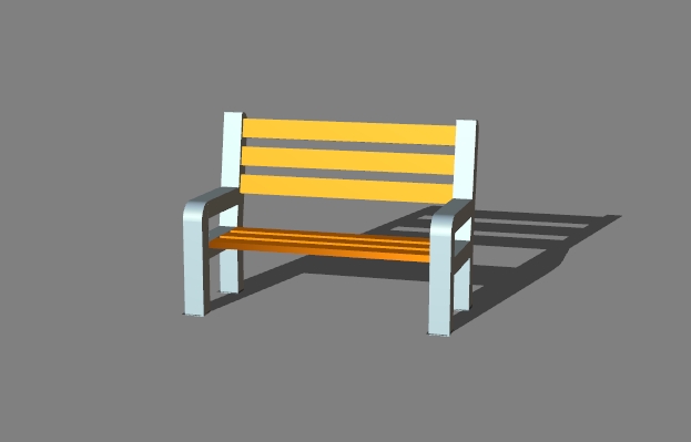 a street bench 5