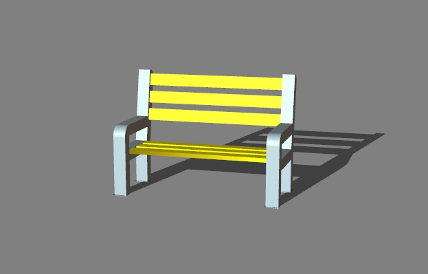 a street bench 6