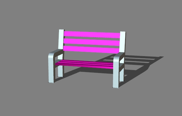 a street bench 9