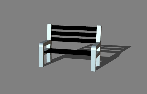a street bench 10