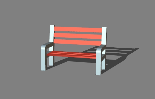 a street bench 20