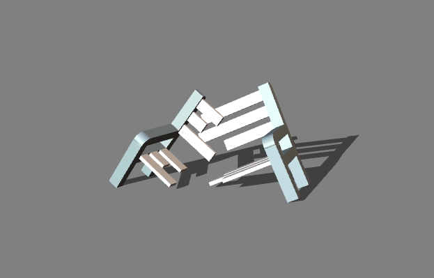 broken street bench 1