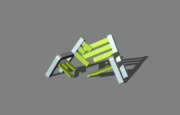 broken street bench 2