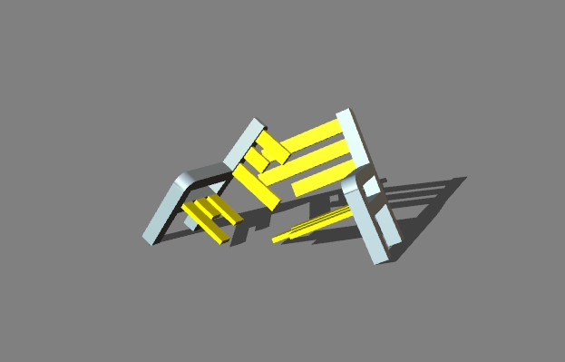 broken street bench 6