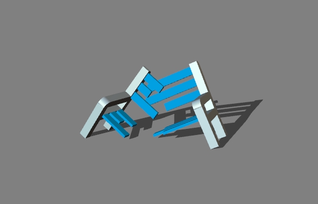 broken street bench 12