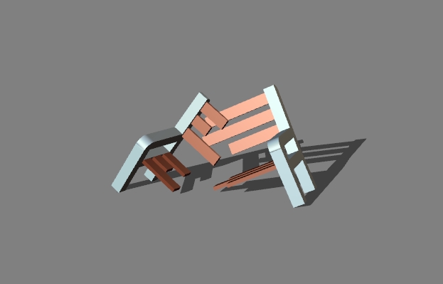 broken street bench 17