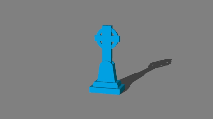 gravestone cross large 12