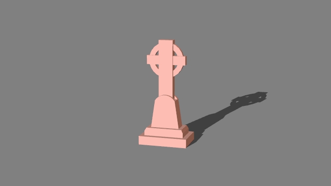 gravestone cross large 14