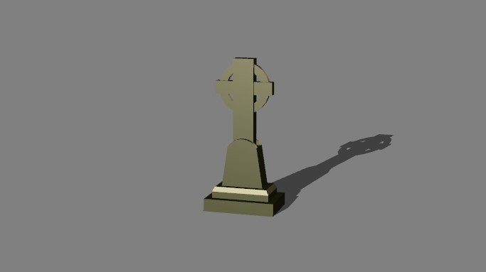 gravestone cross large 16